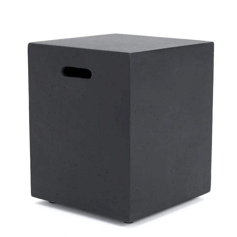 Ensemble de conversation d’extérieur en aluminium pour 7 personnes Giovanna avec brasero, par Christopher Knight Home