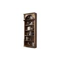 94 traditionelles hohes Bücherregal aus Holz mit Stauraum, Stratton-Kollektion, Braun – Martin Furniture