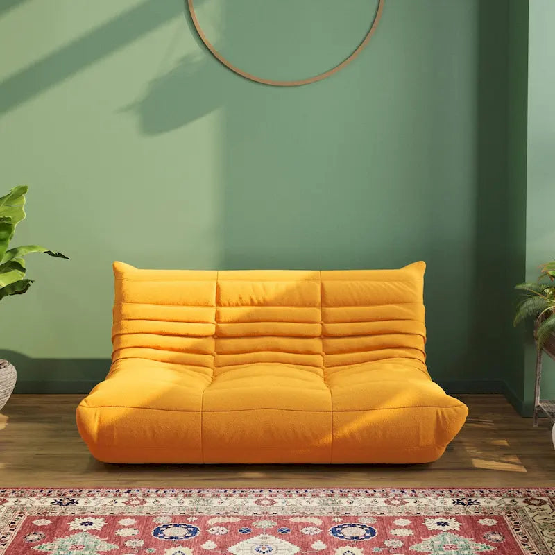 Miękka sofa podłogowa, leżanka, pufa typu bean bag do salonu