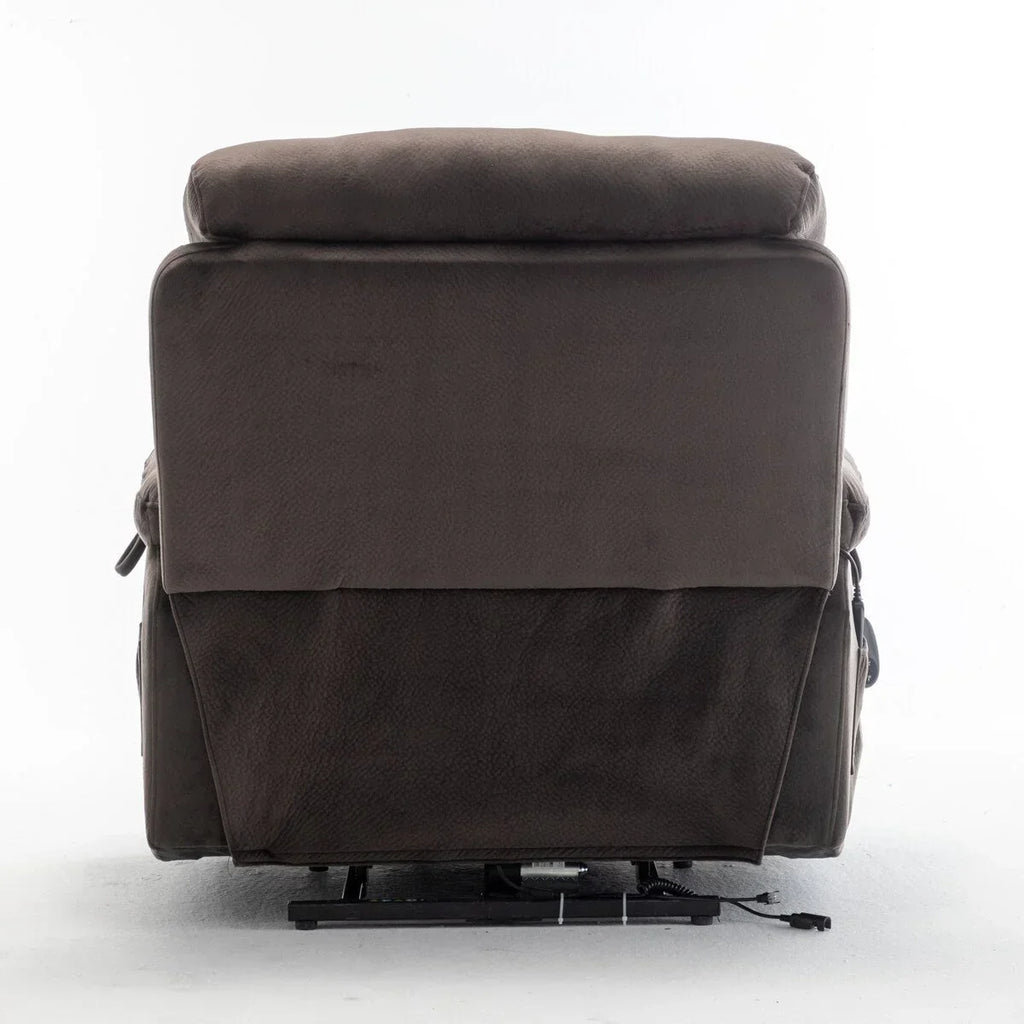 Fauteuil inclinable électrique avec fonction de levage, massage et chauffage
