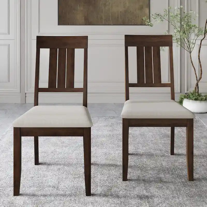CraftPorch klassisches 7-teiliges Esszimmer-Set aus Holz