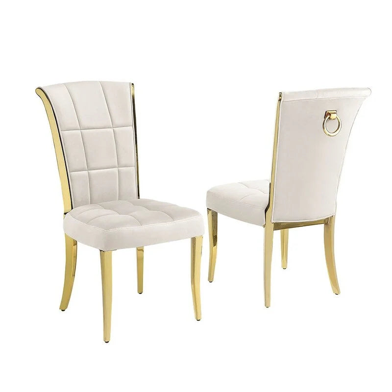 Best Quality Furniture D325-SC324-7 5-teiliges rundes Esszimmer-Set