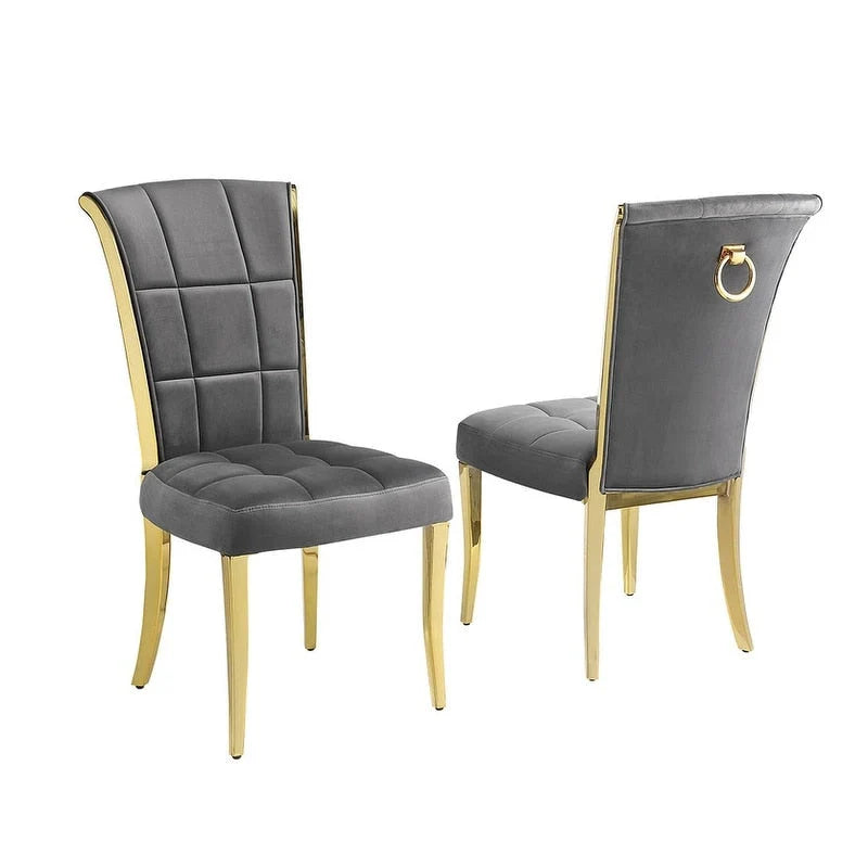 Best Quality Furniture D325-SC324-7 5-teiliges rundes Esszimmer-Set