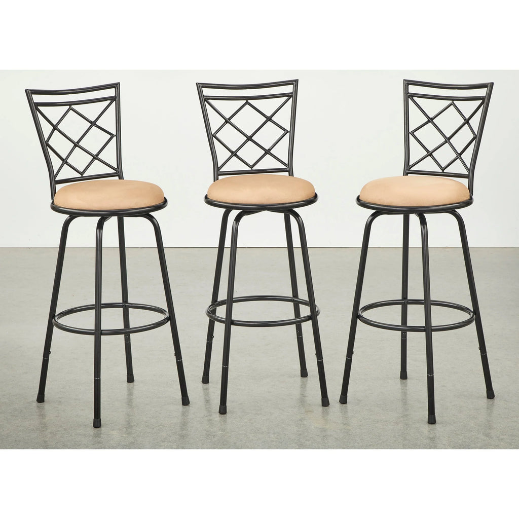 Sgabelli girevoli Alyssa ad altezza regolabile Simple Living (set di 3)