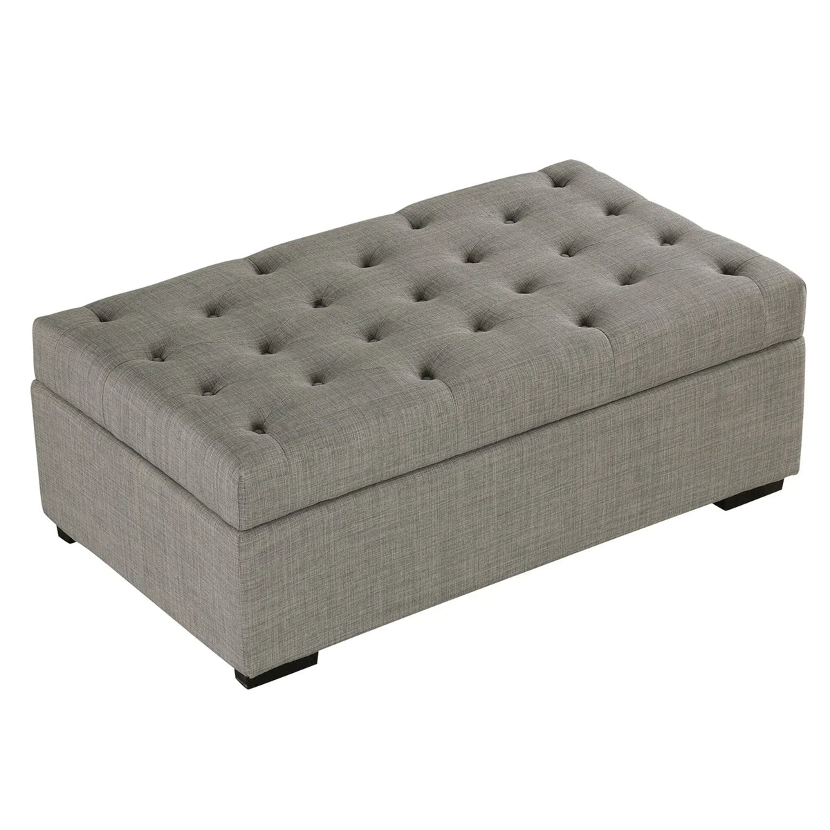Klappbares Schlafsofa, 49,6-Zoll-Hocker mit klappbarem Schlafsofa, umwandelbarer Schlafhocker mit Memoryschaum-Matratze und getuftetem Design