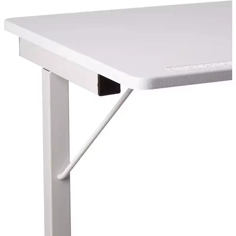 SewingRite SewStation 101 draagbare opklapbare naaitafel met stalen poten, wit - perfect voor thuis, kantoor en bedrijf
