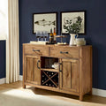 Credenza Crosley Roots con finitura naturale - 52 W x 18 D x 36 H