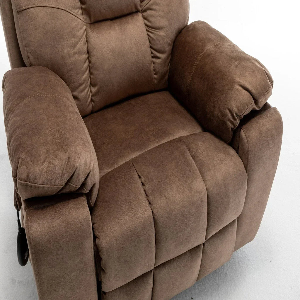 Fauteuil inclinable électrique avec fonction de levage, massage et chauffage