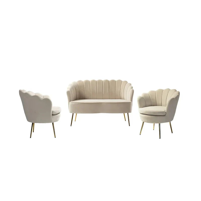 Ensemble de salon Xabier de 52 pouces en 3 pièces par HULALA HOME
