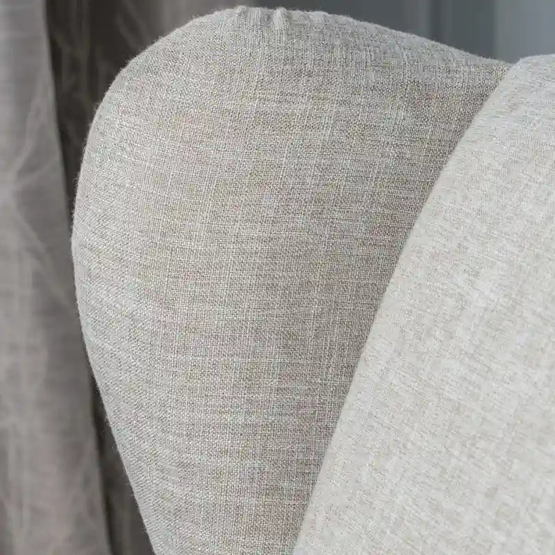 Cadeirão reclinável com encosto alto e reclinação por impulso, estofado, estilo clássico, peça de destaque para a sala de estar