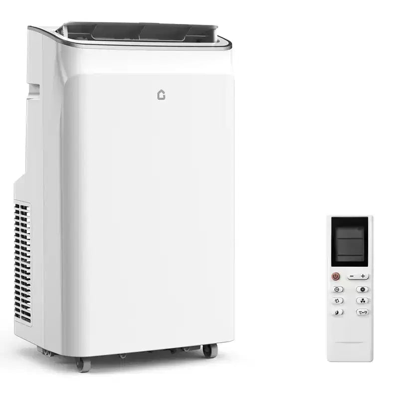 Przenośny klimatyzator 15 000 BTU, urządzenie 3 w 1 z osuszaczem i wentylatorem, tryb nocny, pilot i panel LED, chłodzi powierzchnię do 79 m², cicha praca