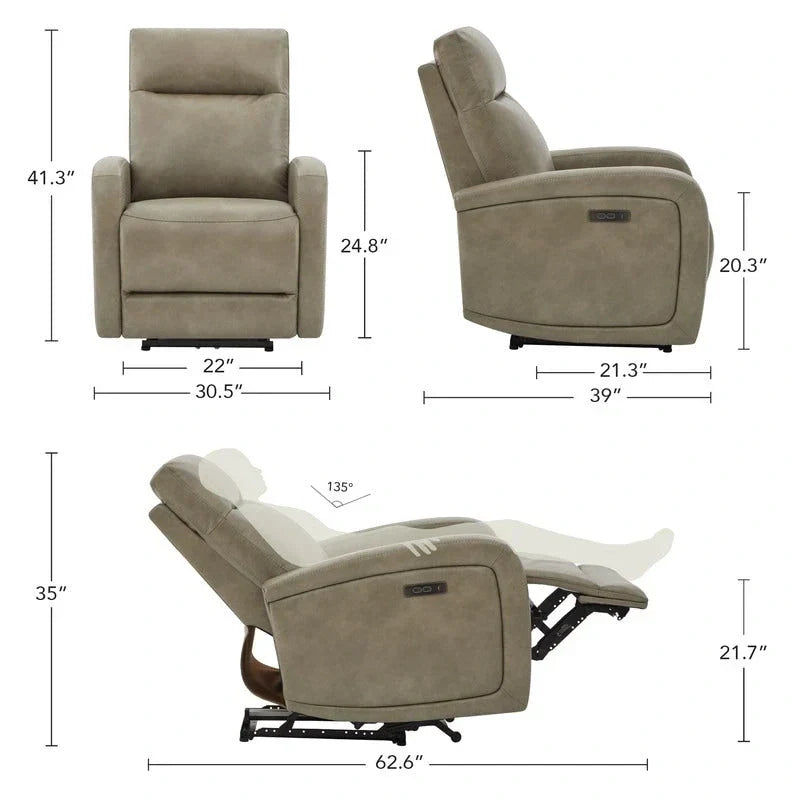 Lena Zero Wall Hugger Electric Power Recliner