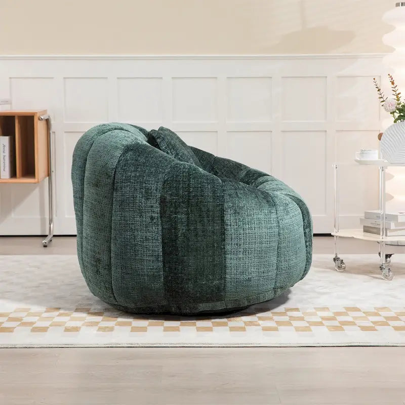 Zitzakstoel van chenille, luie sofa