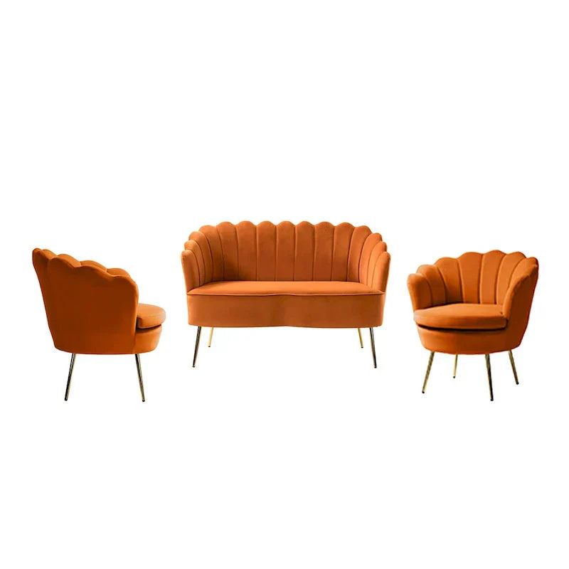 Ensemble de salon Xabier de 52 pouces en 3 pièces par HULALA HOME