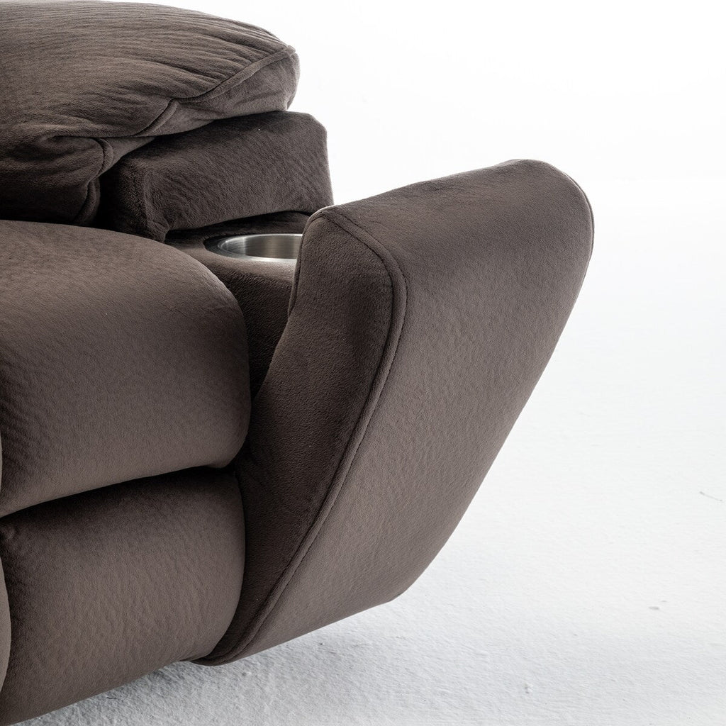 Fauteuil inclinable électrique avec fonction de levage, massage et chauffage