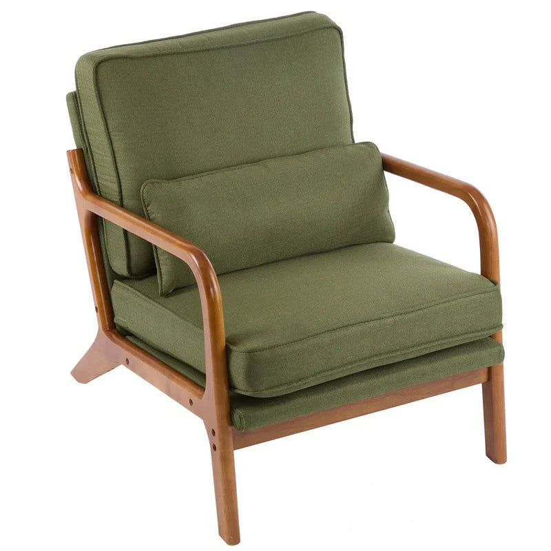 Fauteuil d’appoint rembourré moderne du milieu du siècle