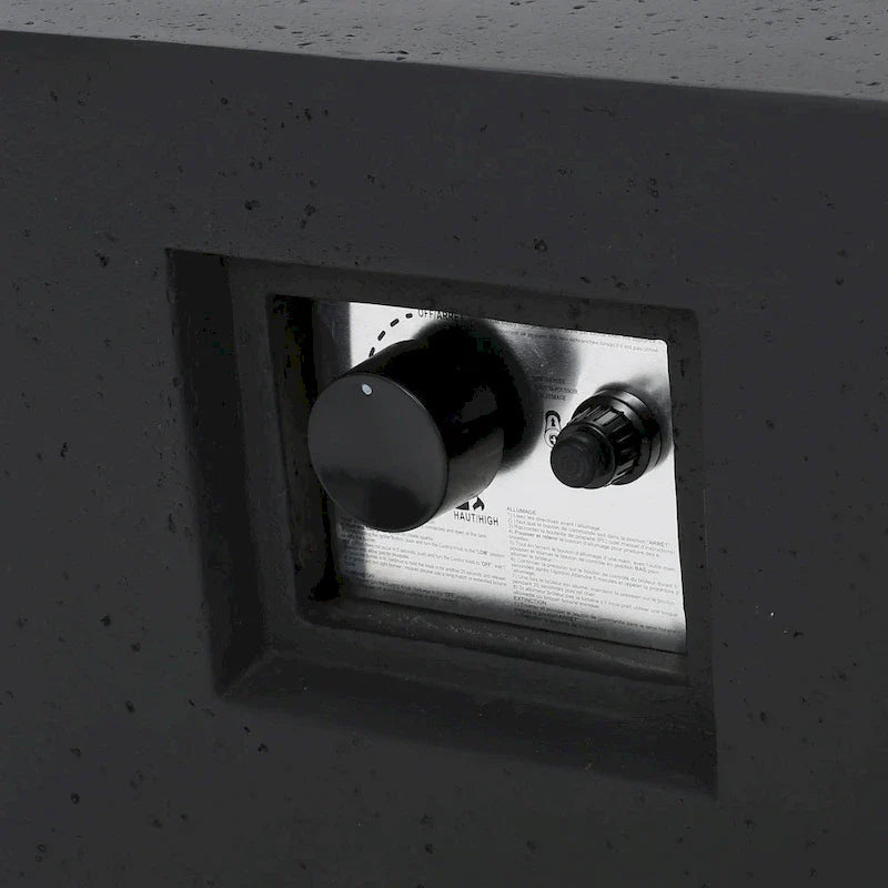 Ensemble de conversation d’extérieur en aluminium pour 7 personnes Giovanna avec brasero, par Christopher Knight Home