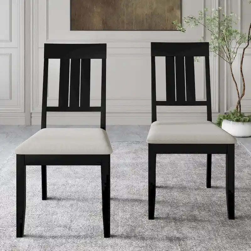 CraftPorch klassisches 7-teiliges Esszimmer-Set aus Holz