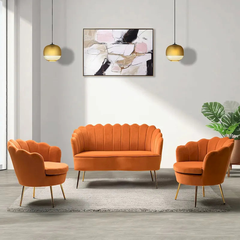 Ensemble de salon Xabier de 52 pouces en 3 pièces par HULALA HOME