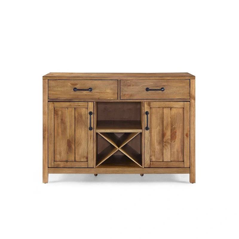 Credenza Crosley Roots con finitura naturale - 52 W x 18 D x 36 H