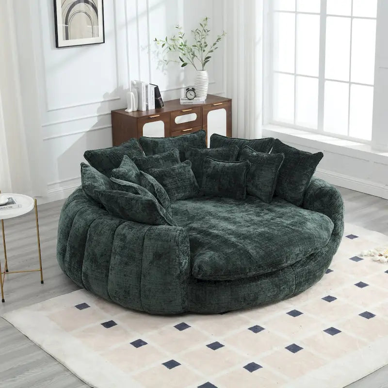 Wygodna podwójna sofa rozkładana Loaf, powiększona sofa z funkcją spania z podłokietnikami