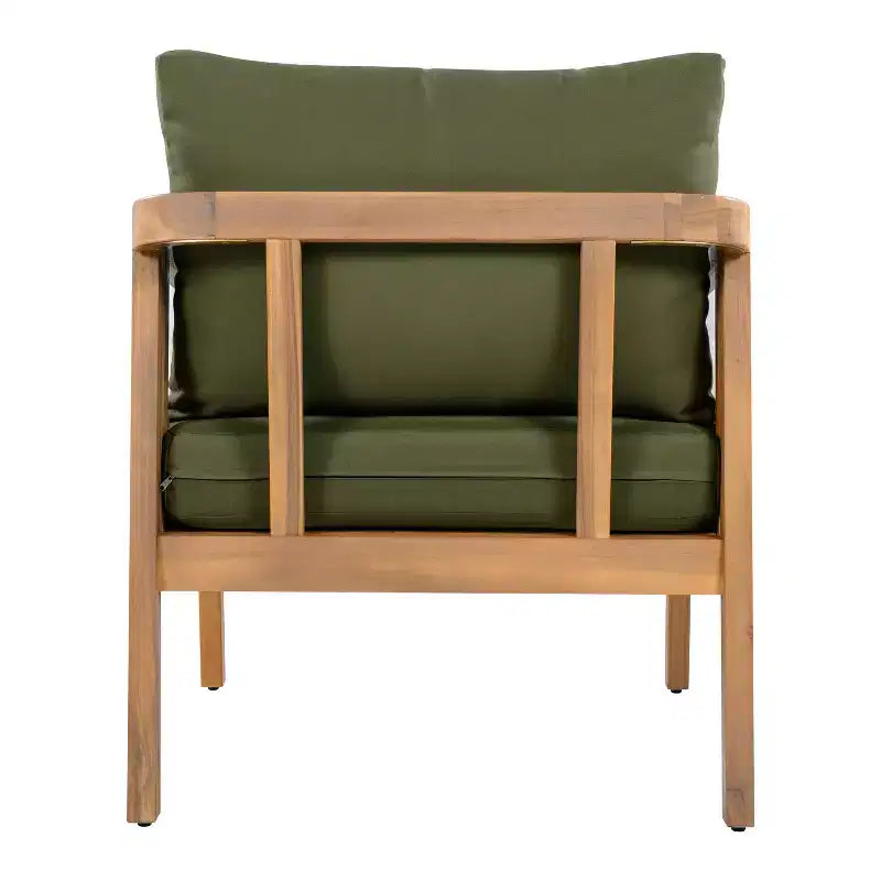 Ensemble de sièges d’extérieur moderne Christopher Knight Home Sunny 5 pièces en acacia, avec table rectangulaire à lattes et 7 places